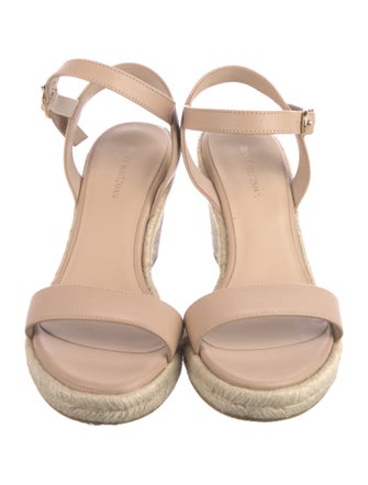 Stuart Weitzman Leather Espadrilles