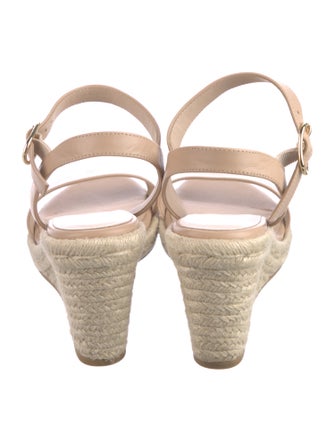 Stuart Weitzman Leather Espadrilles