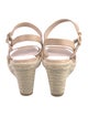 Stuart Weitzman Leather Espadrilles