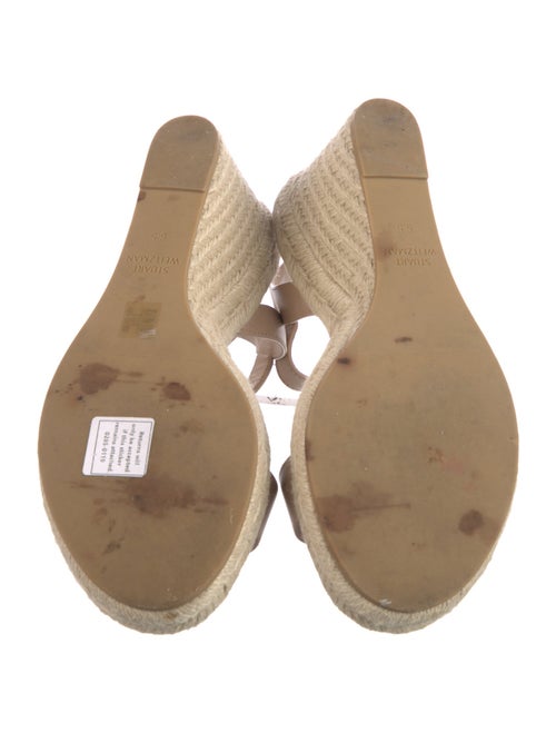 Stuart Weitzman Leather Espadrilles