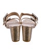 Stuart Weitzman Glitter Slides