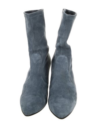 Stuart Weitzman Suede Sock Boots