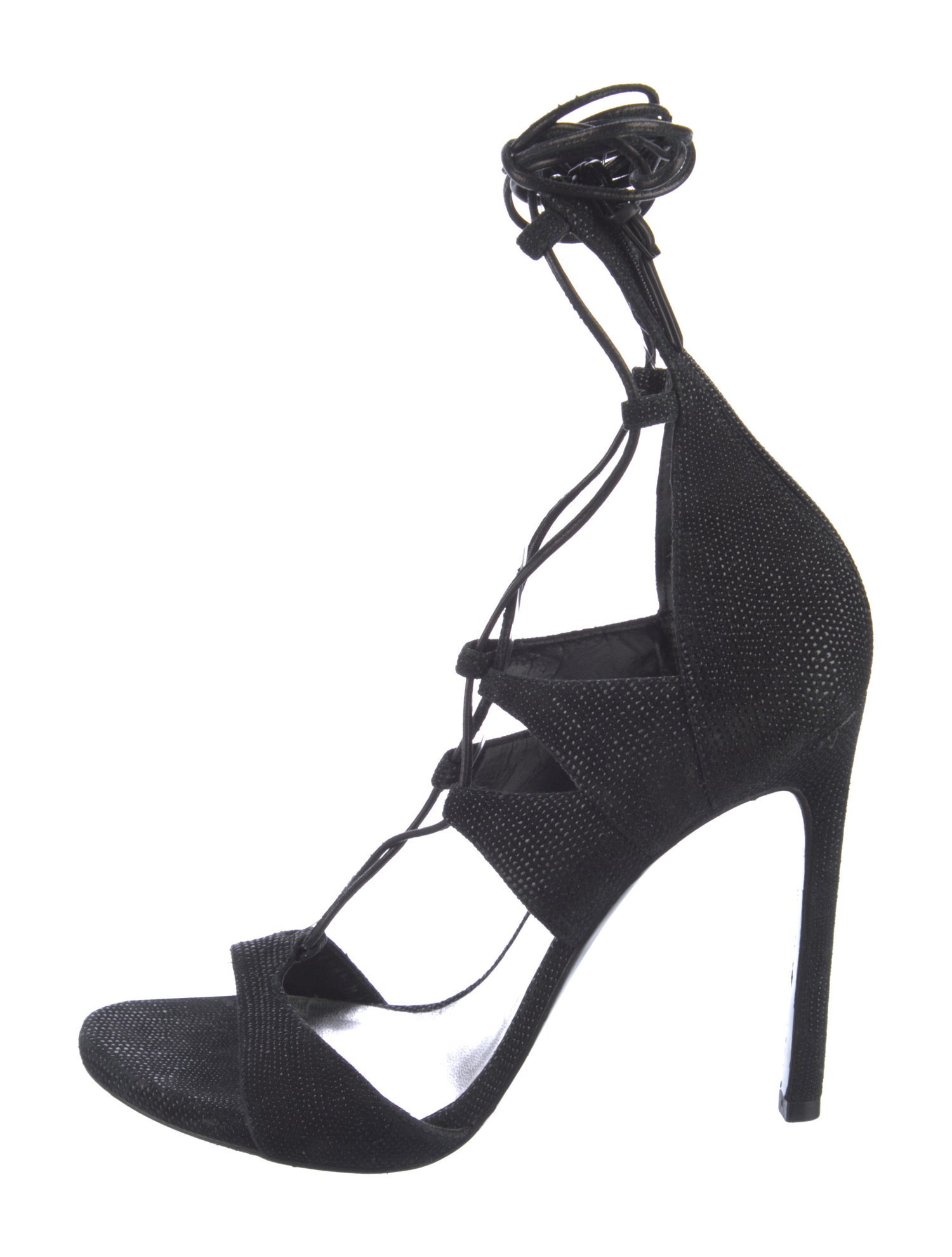 Stuart Weitzman Suede Gladiator Sandals