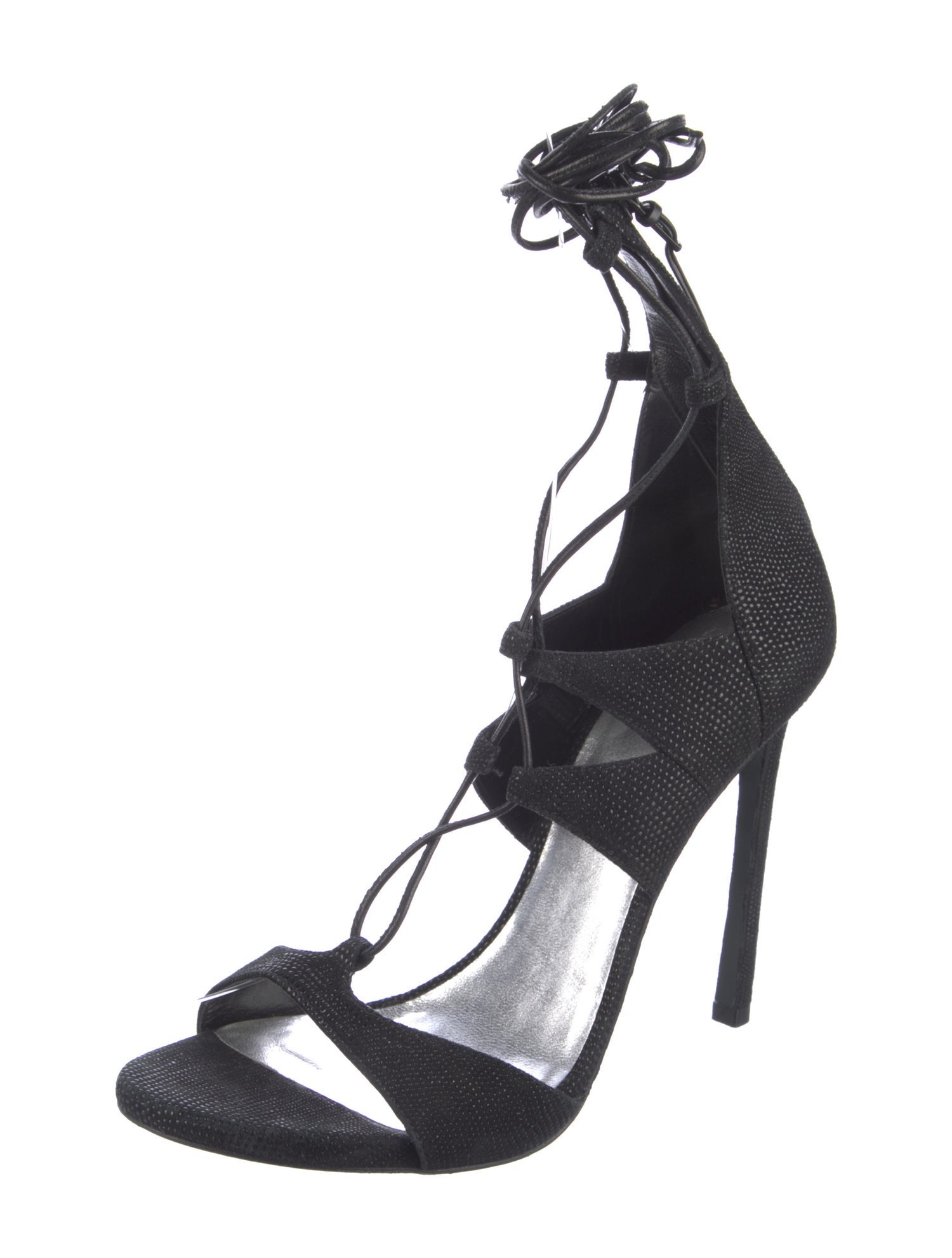 Stuart Weitzman Suede Gladiator Sandals