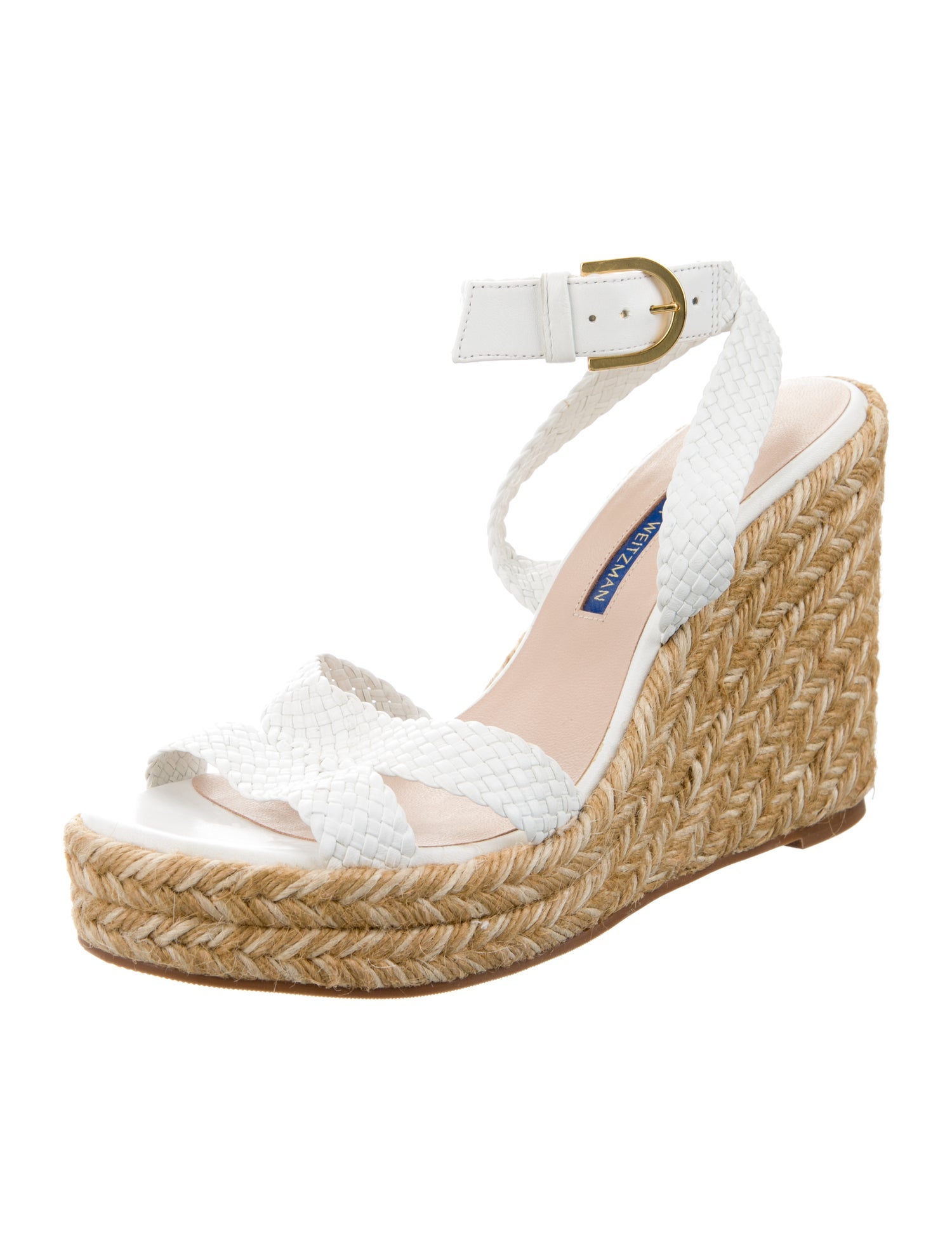 Stuart Weitzman Leather Espadrilles