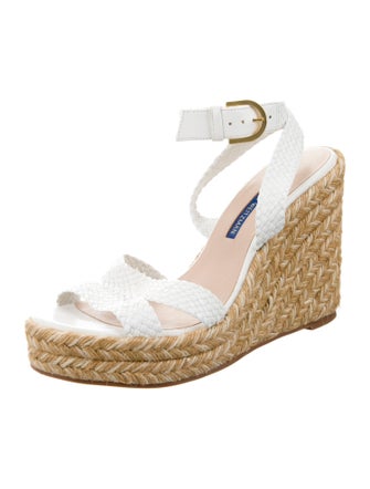 Stuart Weitzman Leather Espadrilles