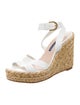Stuart Weitzman Leather Espadrilles