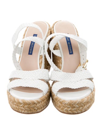 Stuart Weitzman Leather Espadrilles