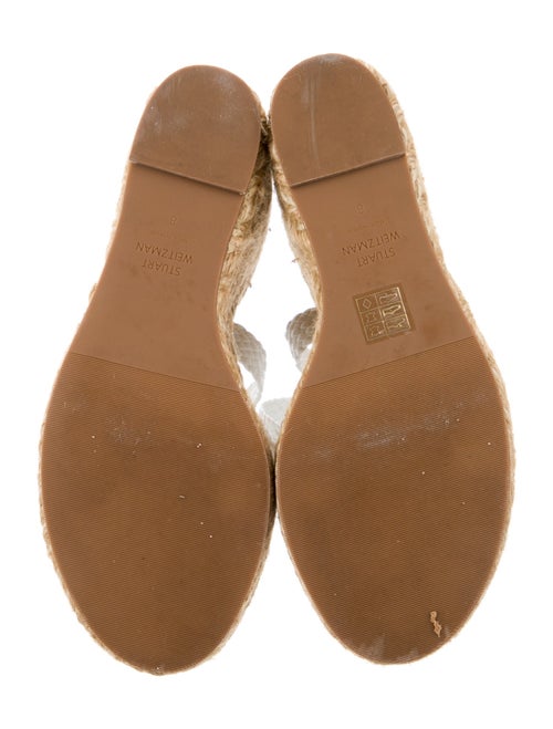 Stuart Weitzman Leather Espadrilles