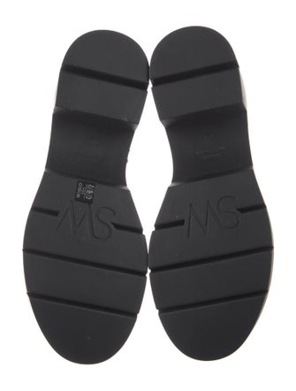 Stuart Weitzman Leather Beaded Accents Chelsea Boots