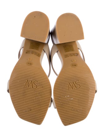 Stuart Weitzman Leather Slides