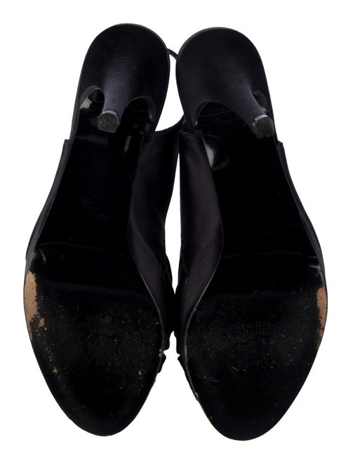 Stuart Weitzman Satin Crystal Embellishments Slingback Sandals