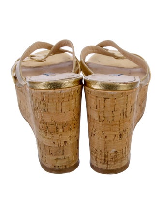 Stuart Weitzman Leather Slides