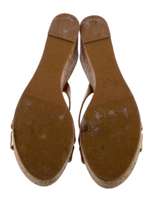 Stuart Weitzman Leather Slides