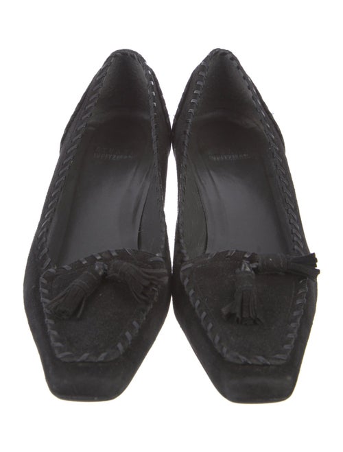 Stuart Weitzman Suede Printed Pumps