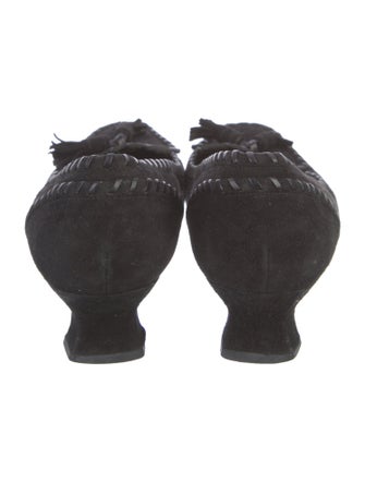 Stuart Weitzman Suede Printed Pumps