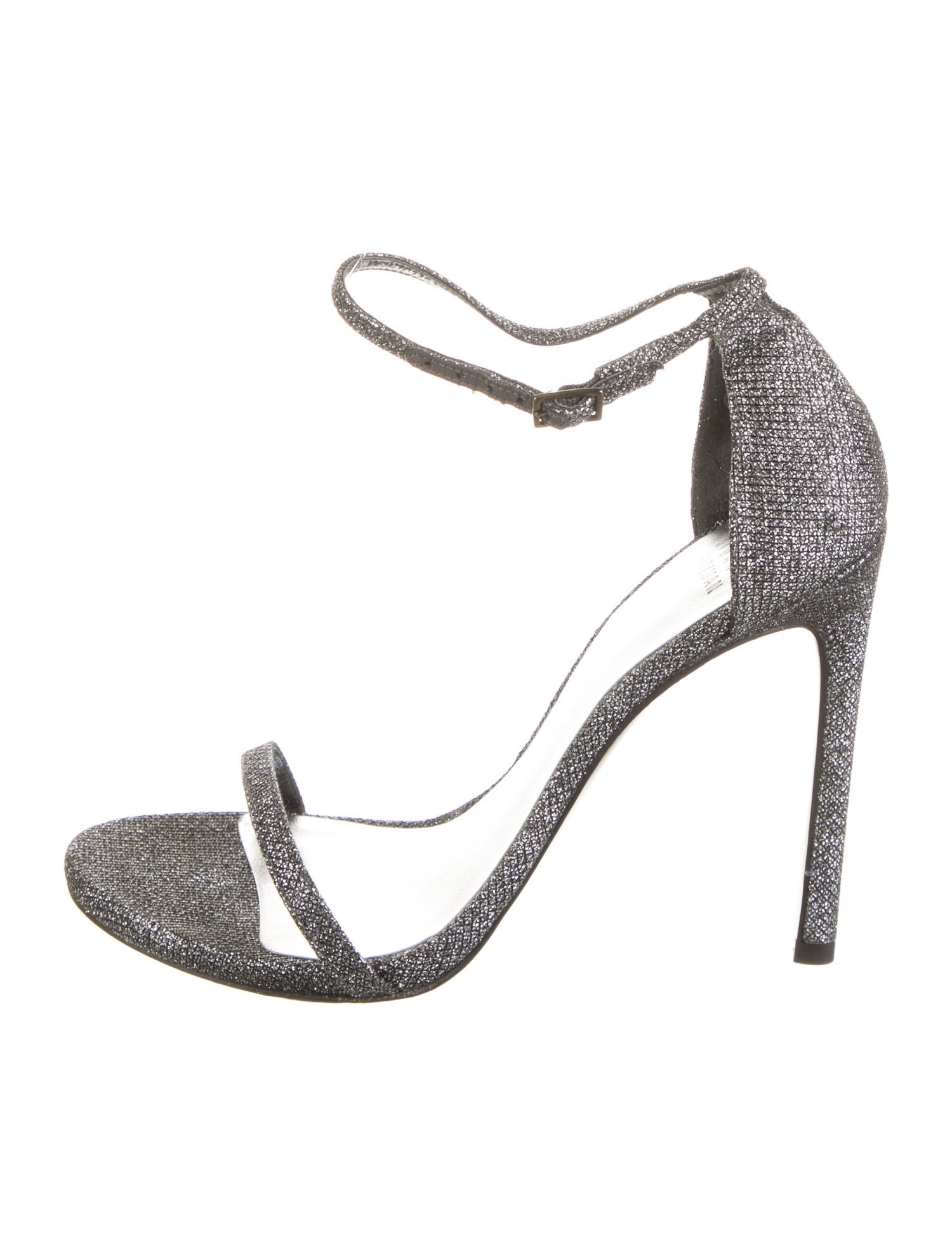 Stuart Weitzman Glitter Glitter Accents Sandals
