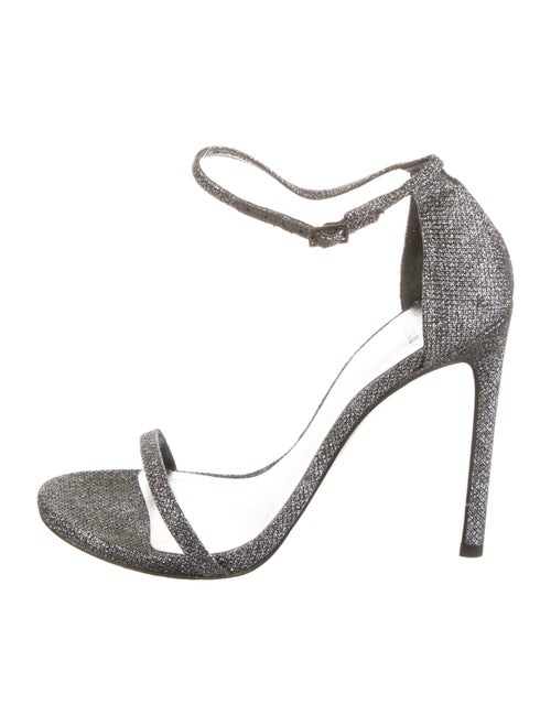 Stuart Weitzman Glitter Glitter Accents Sandals