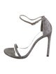 Stuart Weitzman Glitter Glitter Accents Sandals