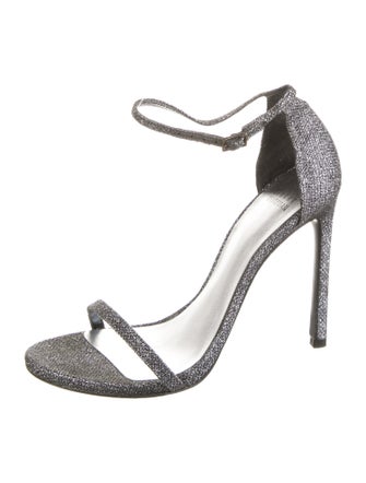 Stuart Weitzman Glitter Glitter Accents Sandals