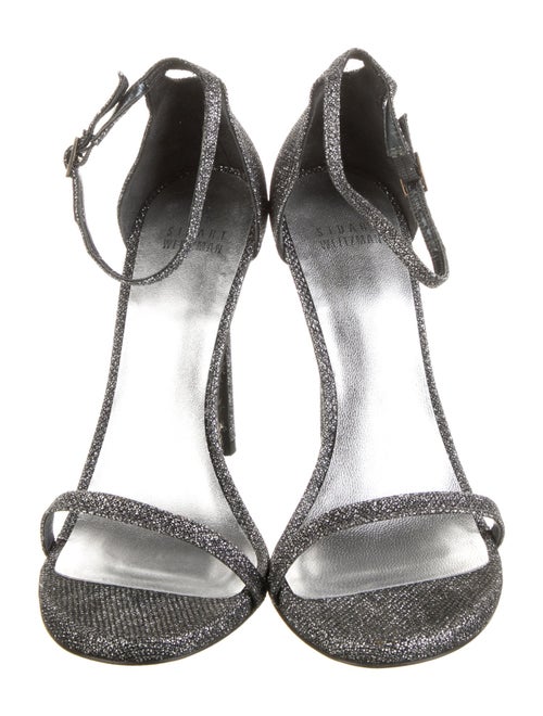 Stuart Weitzman Glitter Glitter Accents Sandals