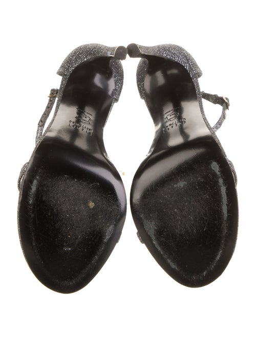 Stuart Weitzman Glitter Glitter Accents Sandals