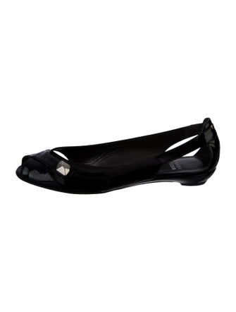 Stuart Weitzman Patent Leather Ballet Flats