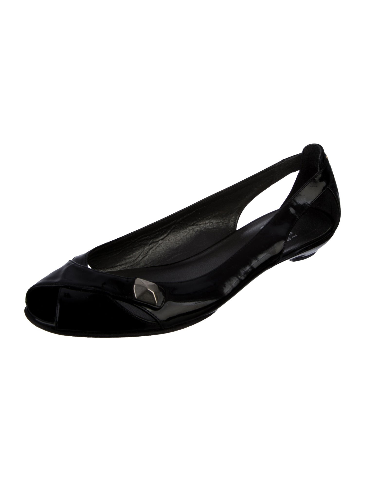 Stuart Weitzman Patent Leather Ballet Flats