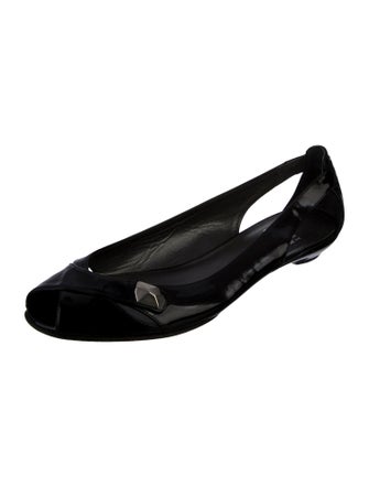 Stuart Weitzman Patent Leather Ballet Flats