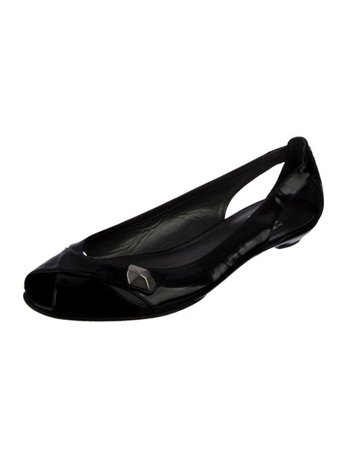 Stuart Weitzman Patent Leather Ballet Flats