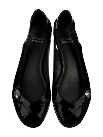 Stuart Weitzman Patent Leather Ballet Flats