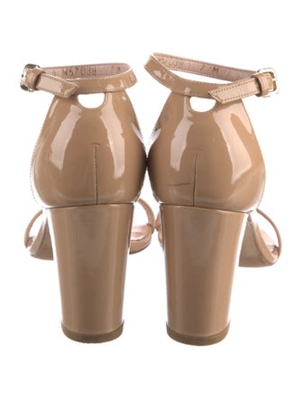 Stuart Weitzman Patent Leather Sandals