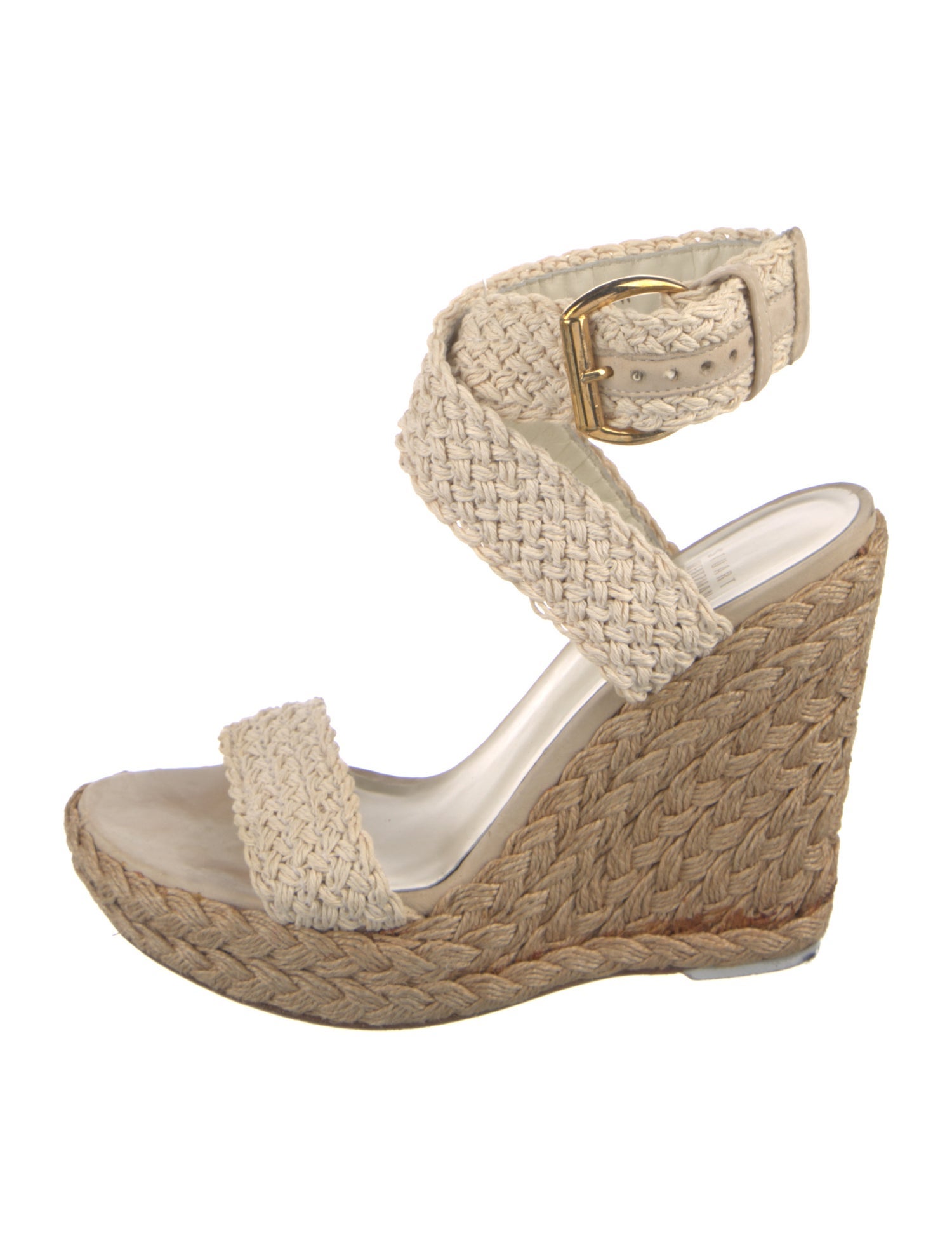 Stuart Weitzman Jute Animal Print Espadrilles