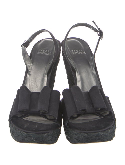 Stuart Weitzman Bow Accents Slingback Sandals