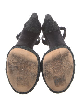 Stuart Weitzman Bow Accents Slingback Sandals