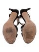 Stuart Weitzman Suede T-Strap Sandals