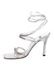 Stuart Weitzman Crystal Embellishments Sandals