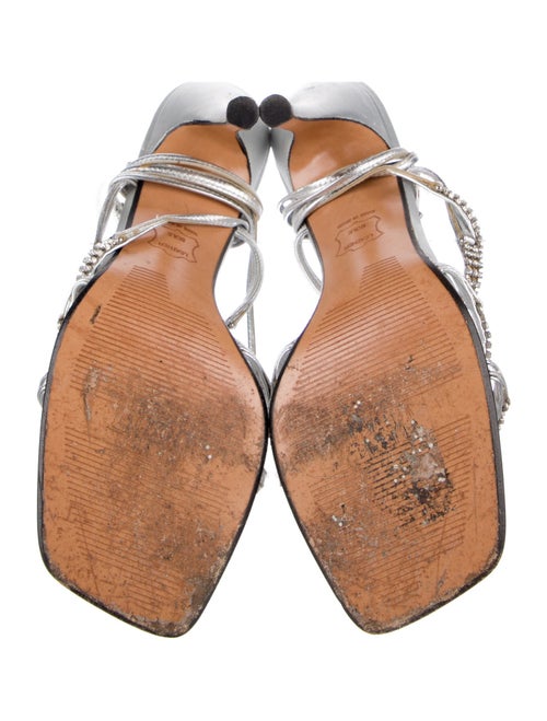 Stuart Weitzman Crystal Embellishments Sandals