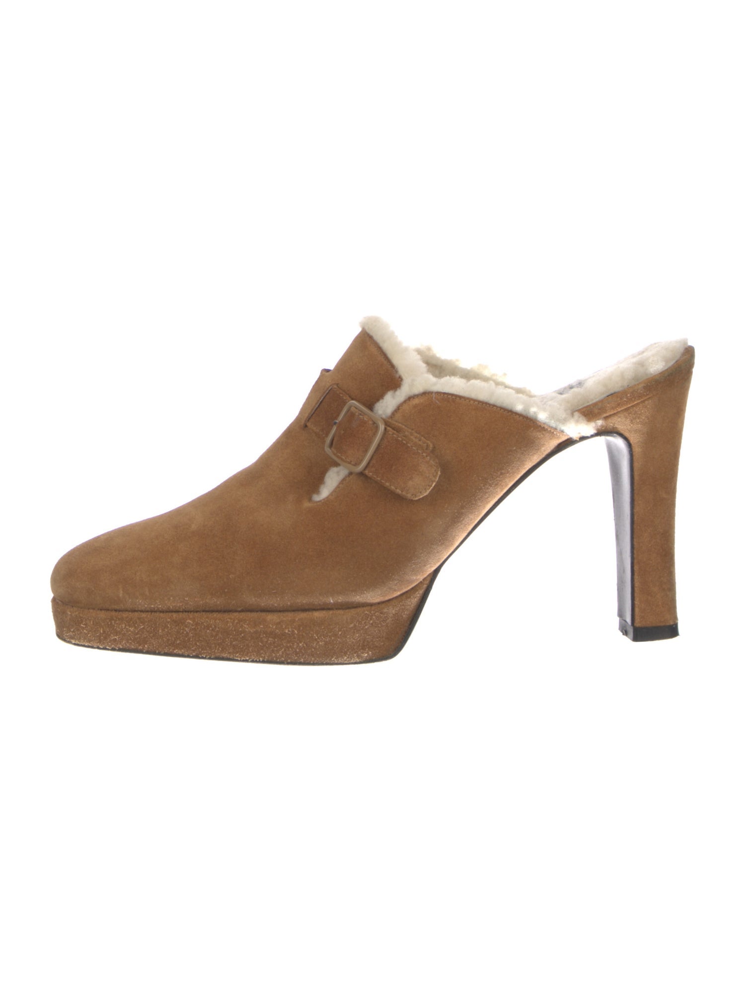 Stuart Weitzman Suede Mules