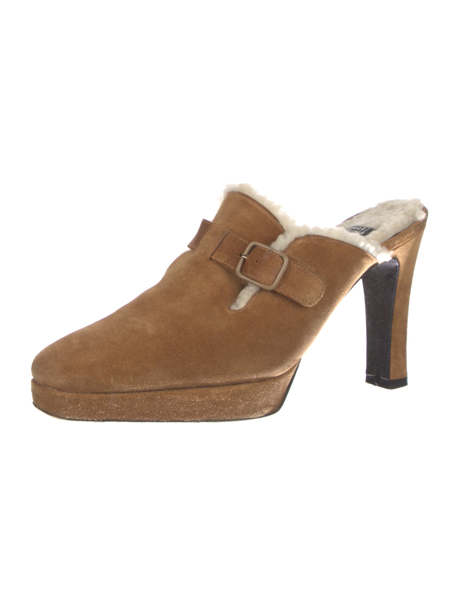 Stuart Weitzman Suede Mules