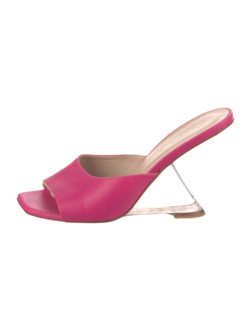 Stuart Weitzman Leather Slides