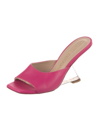 Stuart Weitzman Leather Slides