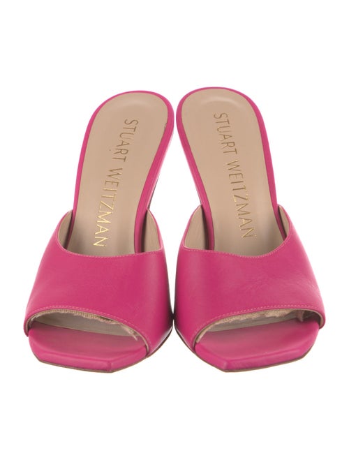 Stuart Weitzman Leather Slides