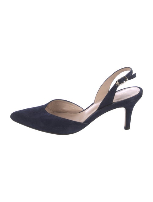 Stuart Weitzman Suede Slingback Pumps