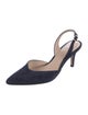 Stuart Weitzman Suede Slingback Pumps