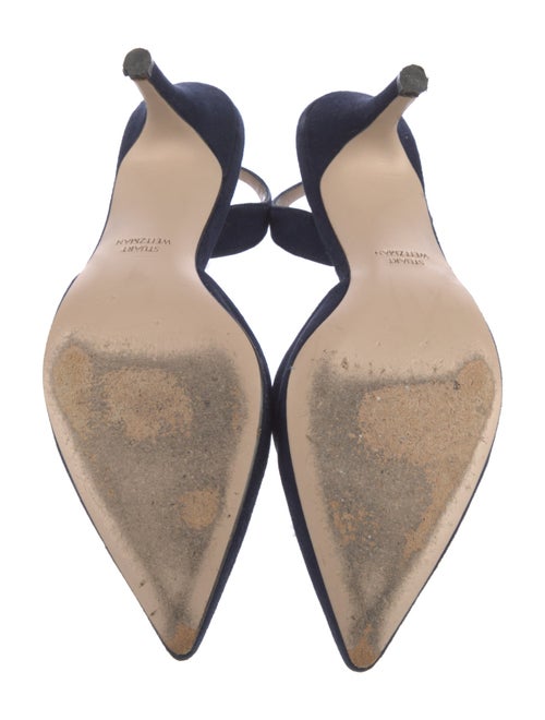 Stuart Weitzman Suede Slingback Pumps