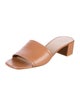 Stuart Weitzman Leather Slides