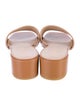 Stuart Weitzman Leather Slides