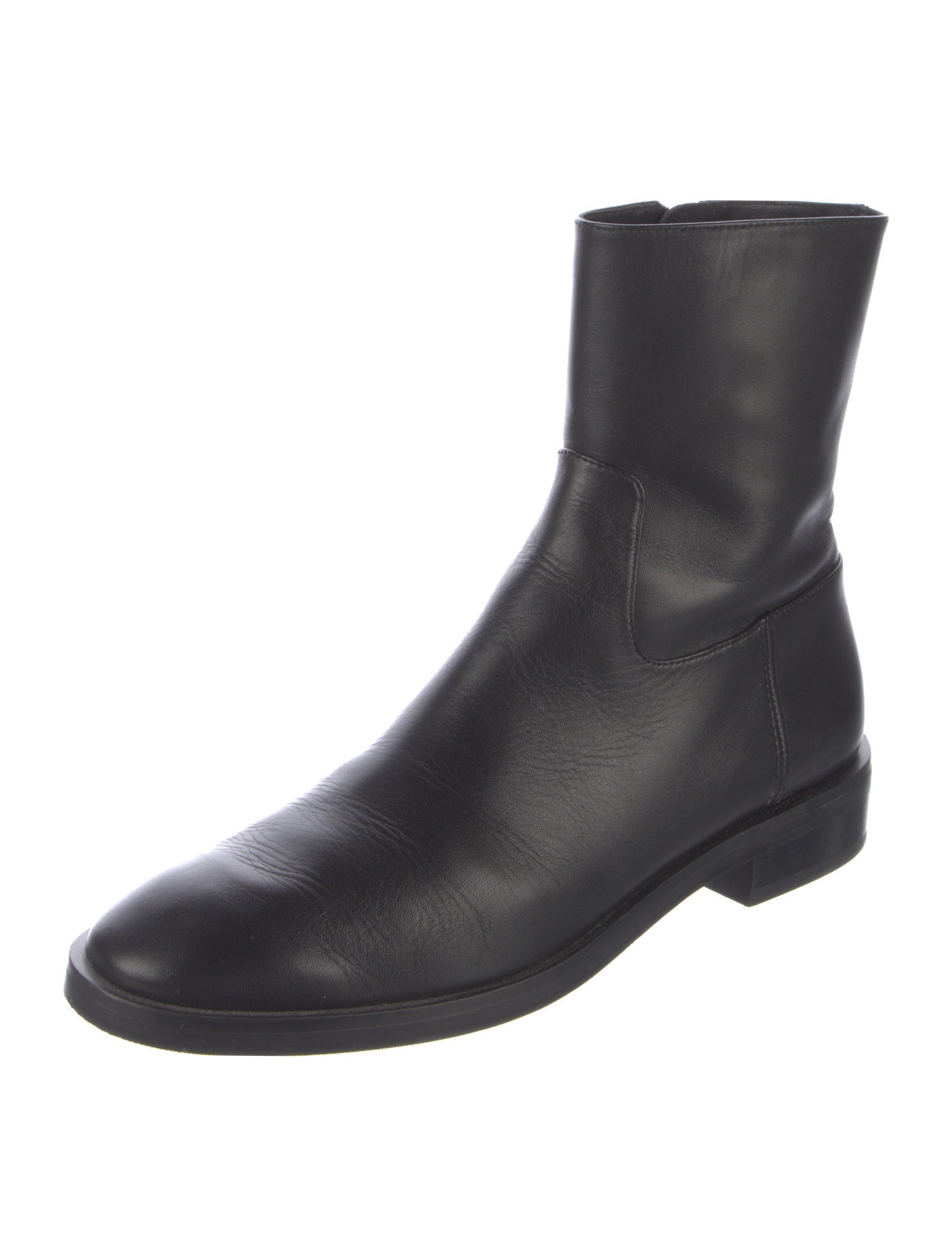 Stuart Weitzman Leather Sock Boots