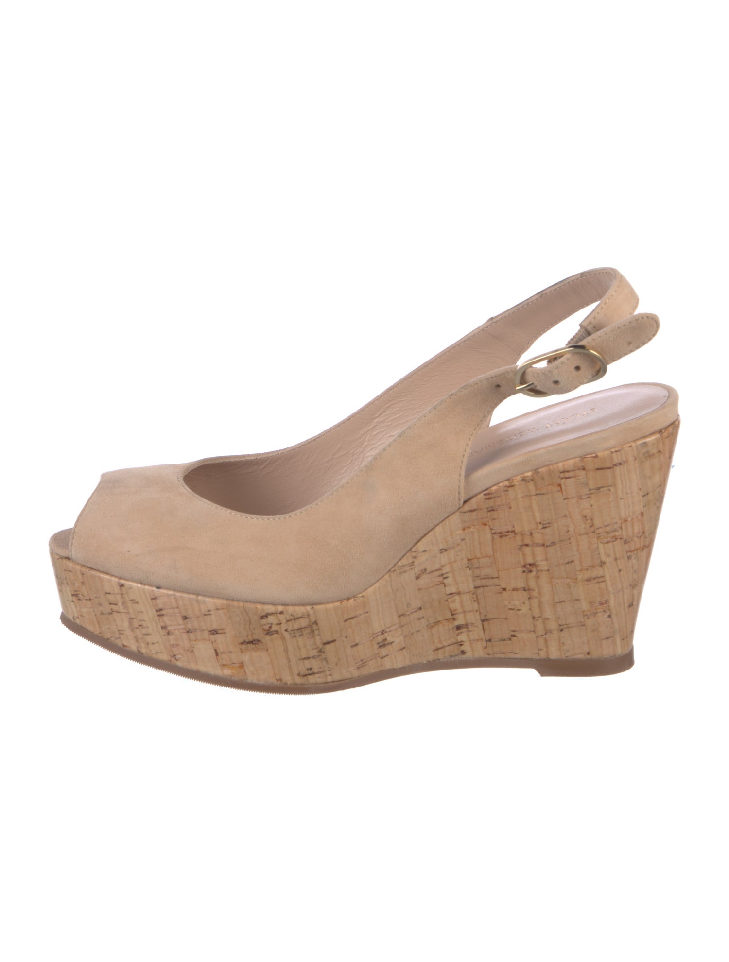 Stuart Weitzman Suede Slingback Sandals